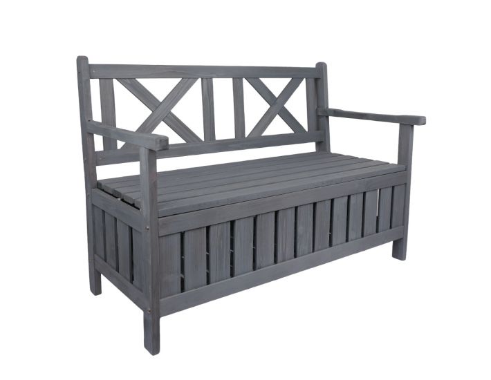 Wooden storage Bench