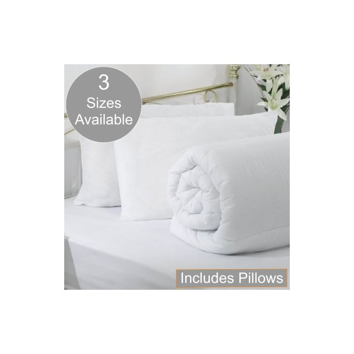 Single duvet and pillows online