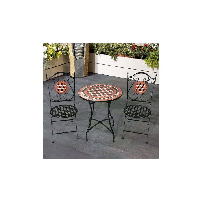 mosaic 3 pc bistro set