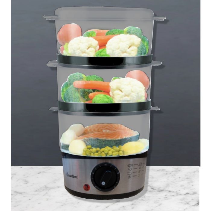 3 Tier Vegetable and Rice Steamer