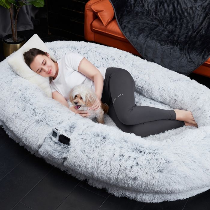 Faux fur pet bed 2023