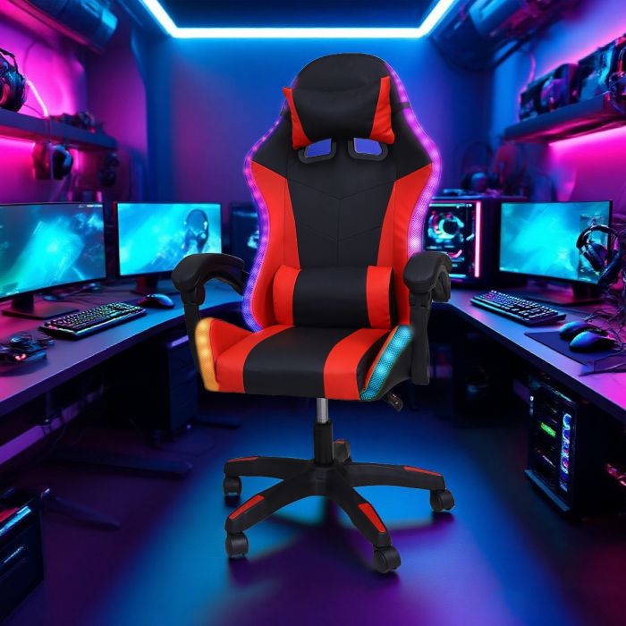 Gaming Office Chair with LED Lights