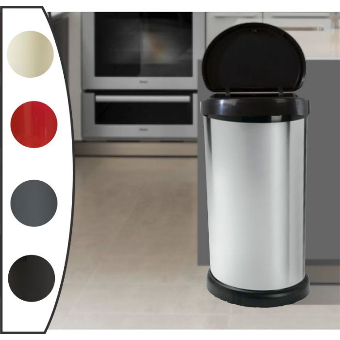 one touch 42 litre contemporary bin - 4 colours