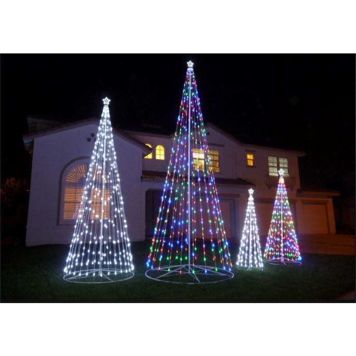 Outdoor metal LED Christmas tree