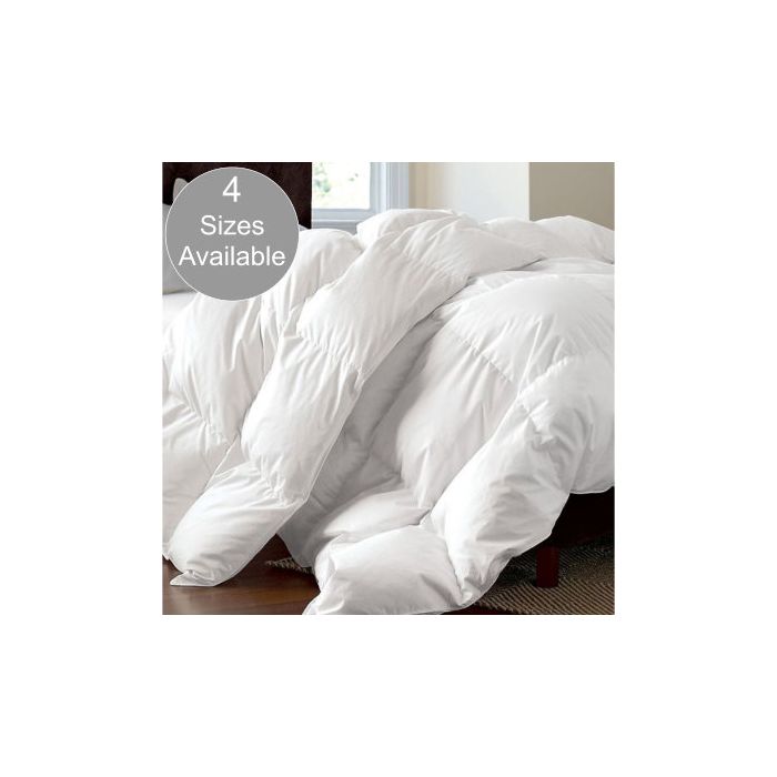 luxurious 800gsm filled duck feather & down 15 tog duvet