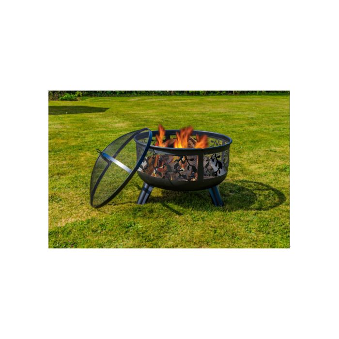 Deluxe patio fire pit