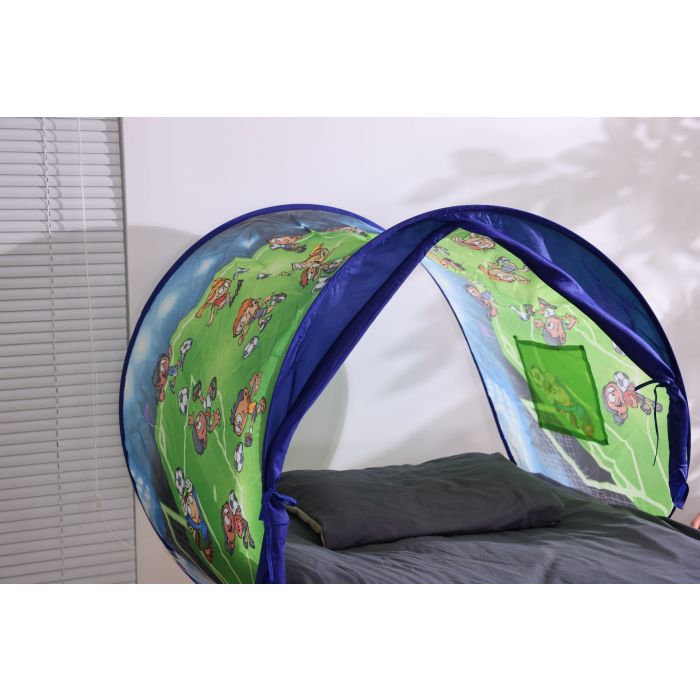 Pop up football tent top