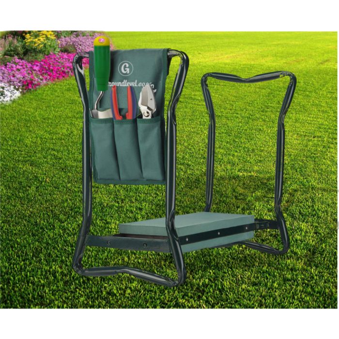 Versatile foldable portable garden kneeler