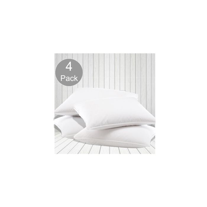 goose feather and down pillow 4 pack