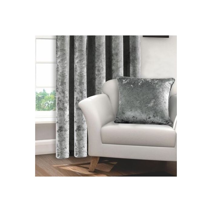 2 pack luxury heavyweight crushed velvet cushions