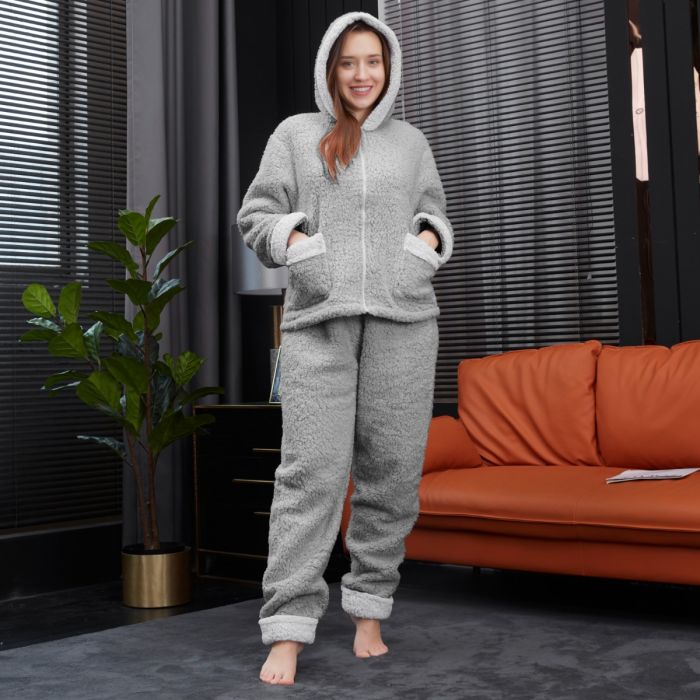 Snow fleece PJ Lounge Set