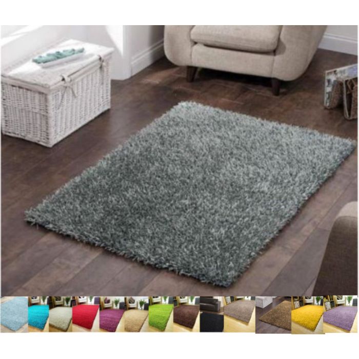 shaggy rug in choice of colour - 60 x 110 cms