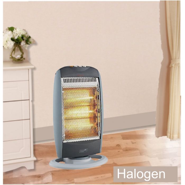 quartz or halogen heaters 