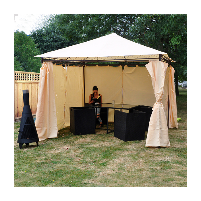 super heavy 3m x 3m  duty curtain sided gazebo