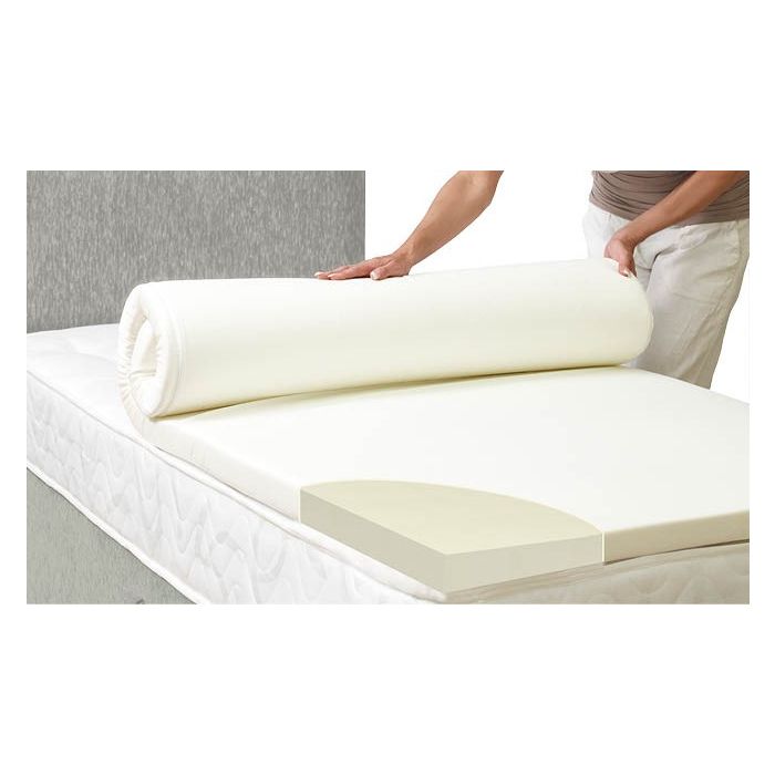 2 inch Luxury memory foam mattress topper with cover - 4 sizes