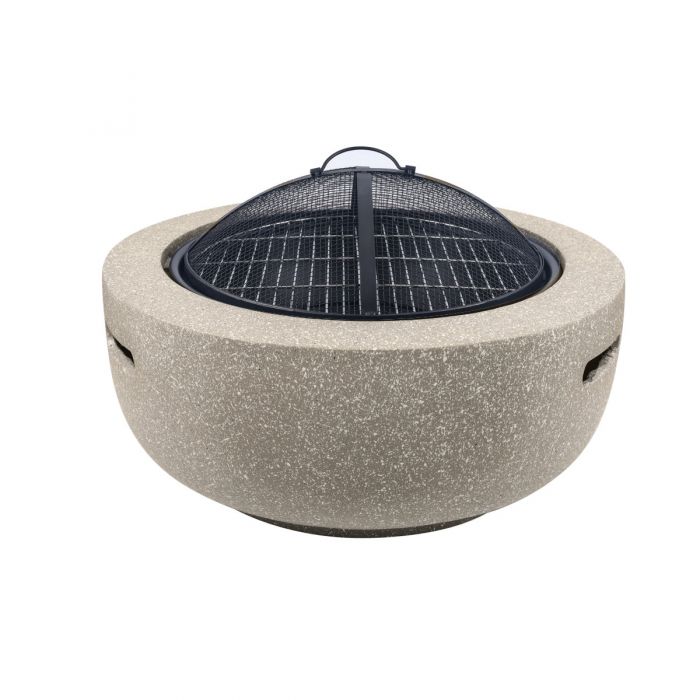 stone effect fire pit bowl