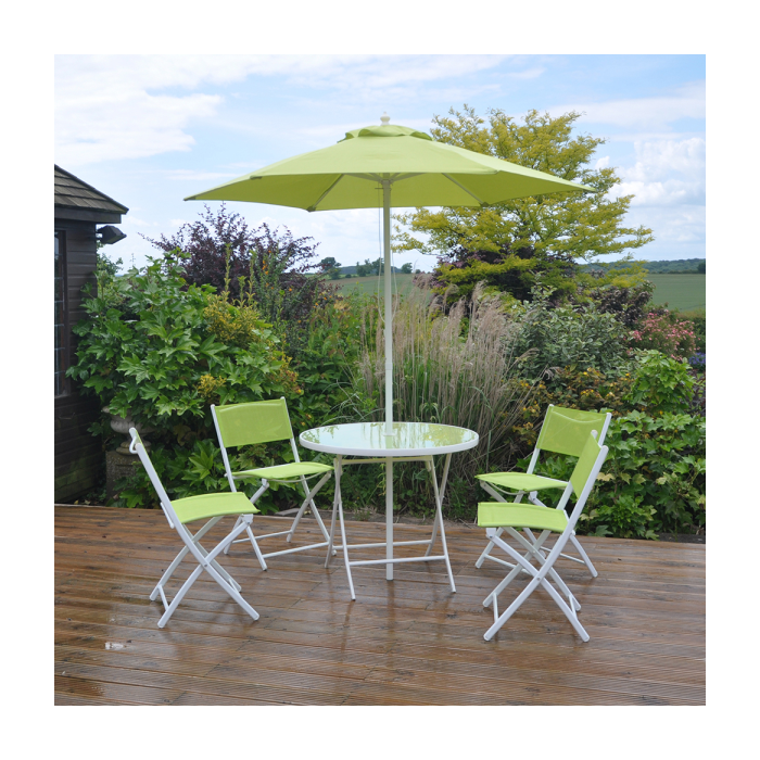 contemporary 6 pc garden dining set