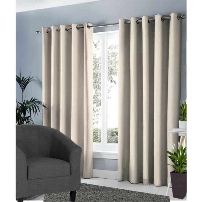 Ymf Curtains | 2pk 38x84 Textured Grommet Top Curtain Panels Light Grey •  Merethe Olsen