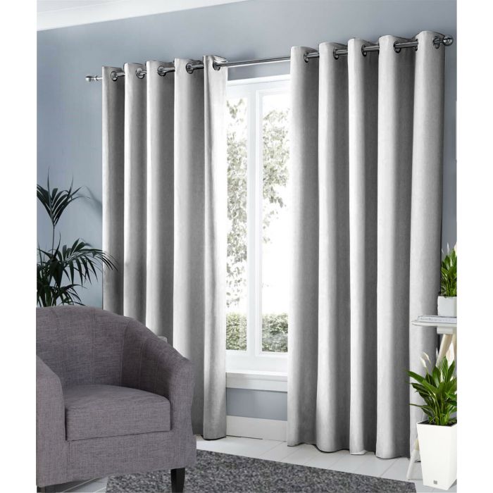Ring top ready made thermal blackout curtains - 66 x 54 - 9 colours