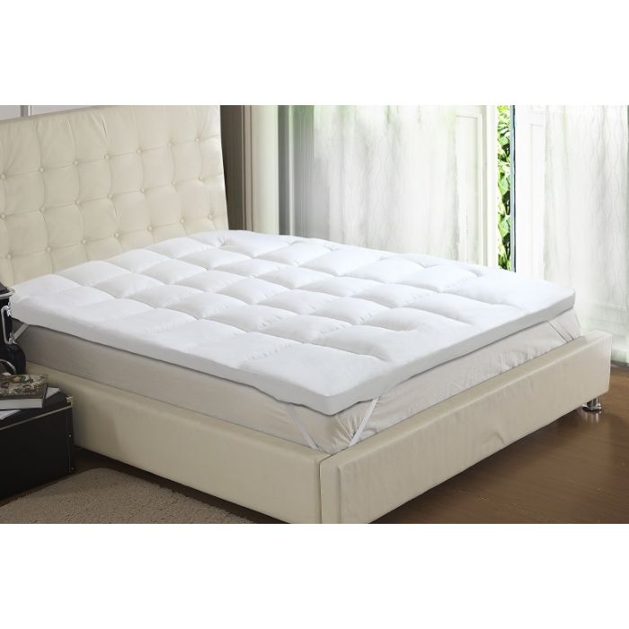 deep filled 2 or 4 inch extra comfortable mattress topper - 4 sizes available