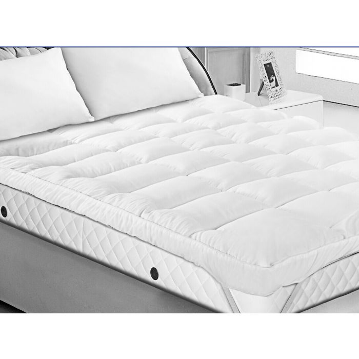 Luxury double thick bounceback microfibre mattress topper - 4 sizes available