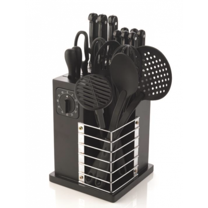  19 pc knife block set