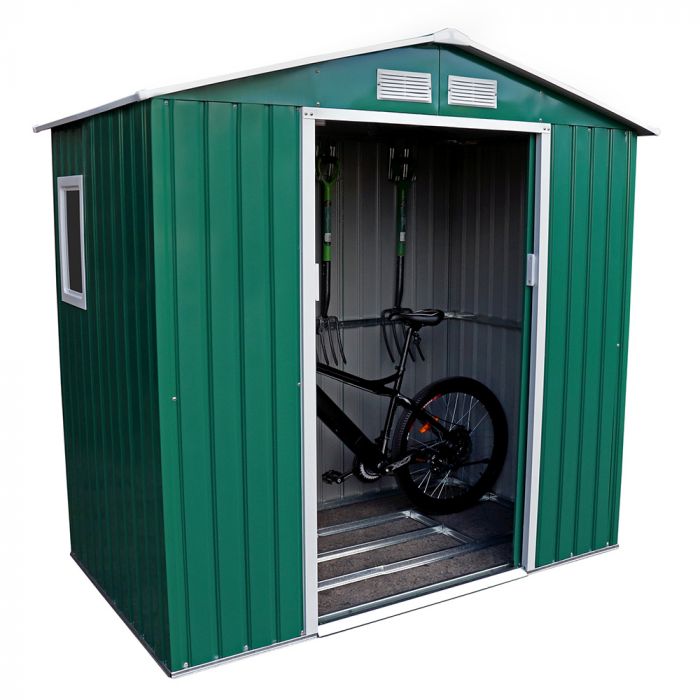 Garden Easy Store Metal Sheds with base included