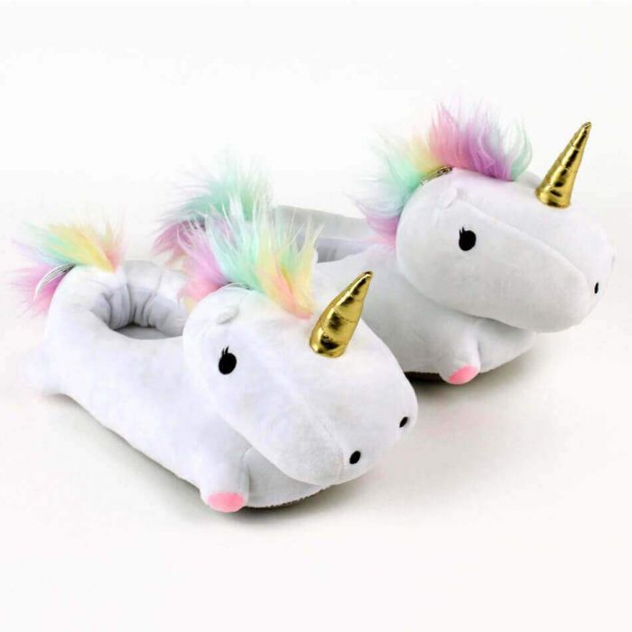 Unicorn novelty slippers