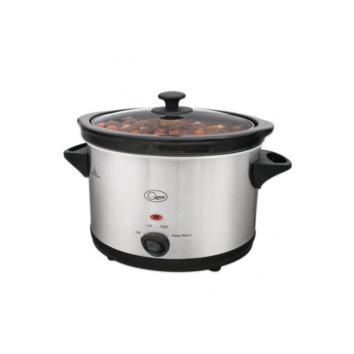 3.5 litre stainless steel slow cooker