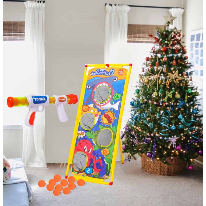 Indoor soft play shooting game