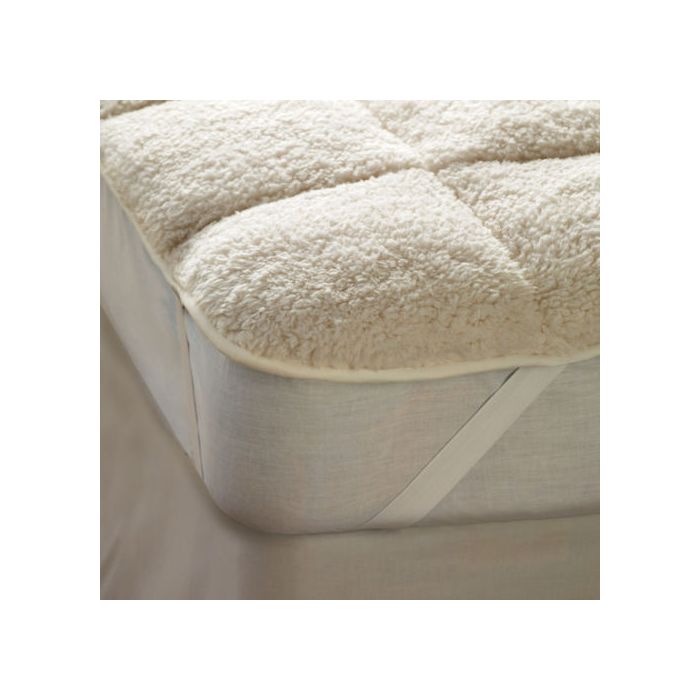 reversible teddy  fleece mattress topper