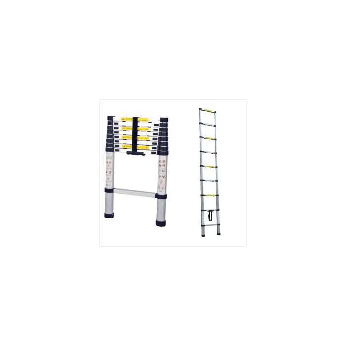 extra long 3.8 meter telescopic lightweight ladders 