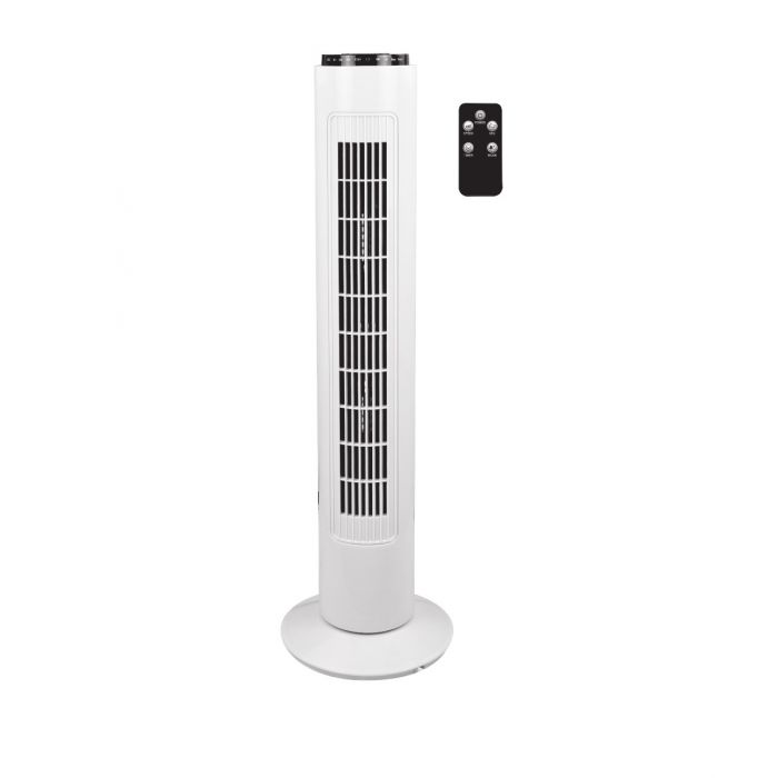 Remote control 29 inch oscillating tower fan 