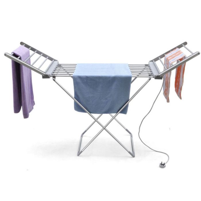 Extra large heated winged clothes airer with cover option