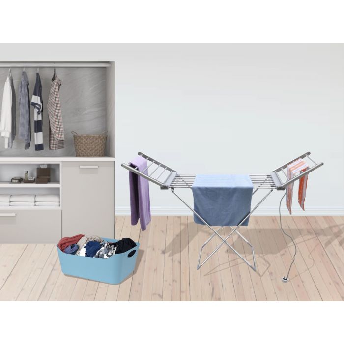 Extra large winged freestanding heated clothes airer - Grade A*