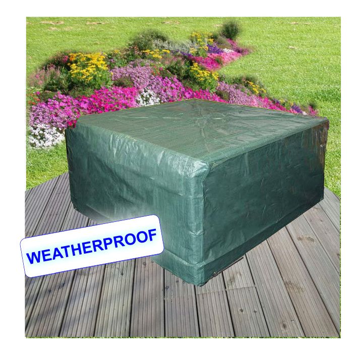 rattan furniture weatherproof winter cover - 3 sizes