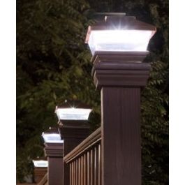 Chain link post solar light hot sale
