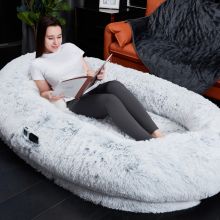 Faux Fur Human Pet Bed