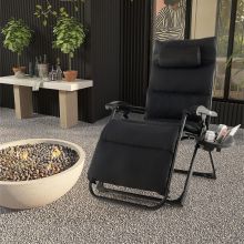 Rosewood Zero Gravity Recliner Chair with Cushion