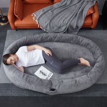 Teddy Fleece Human Pet Bed