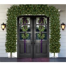 Pre-lit Christmas tree arch-Double