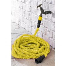 Expandable hose with hose holder