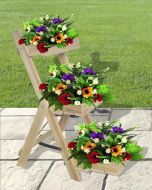 3 Tier wooden garden planter