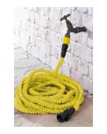 Expandable hose with hose holder